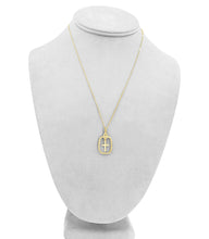 Load image into Gallery viewer, 14K Yellow Gold Cross Pendant Charm