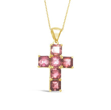 Load image into Gallery viewer, Natural Pink Tourmaline set in 14K Gold